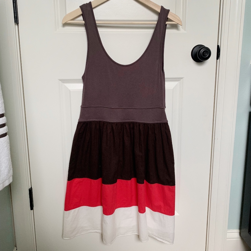 SOLD ANTHRO Maeve Colorblock Tank Dress